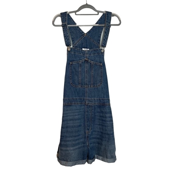 Old Navy Denim Overall Shorts XXL - Picture 2 of 16